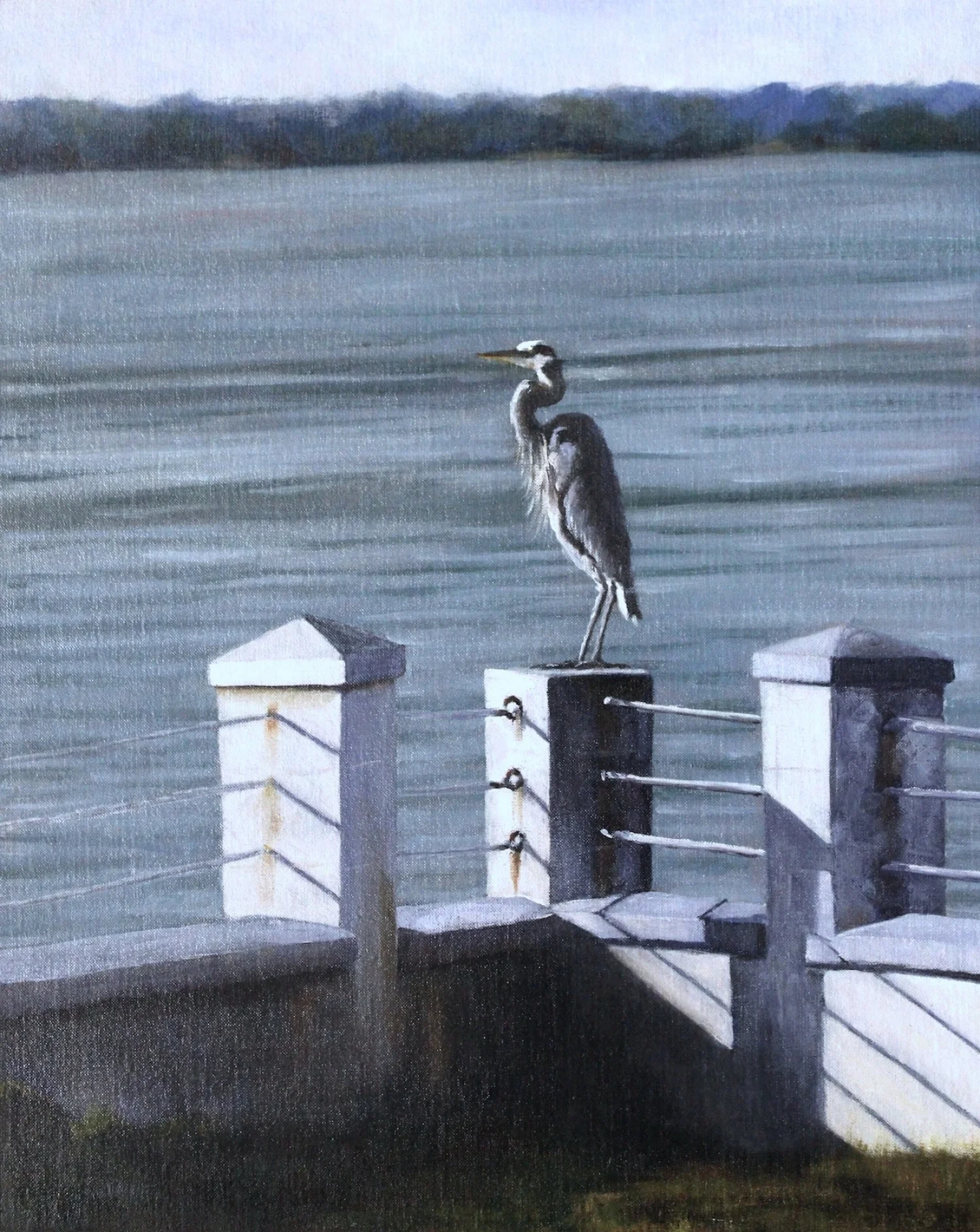 Heron At Hagerty Point, Lori White