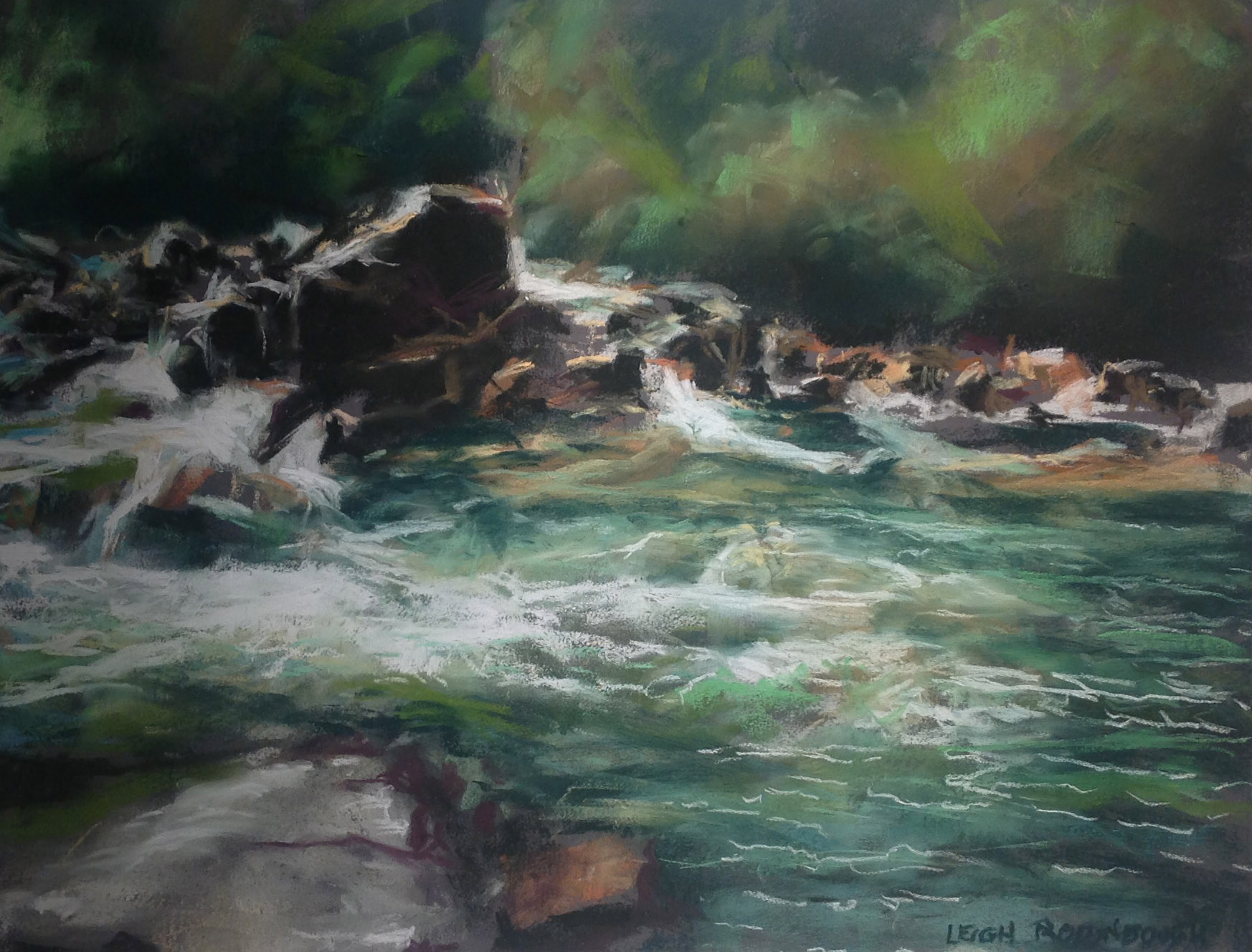 "Mayo River Rapids" by Leigh Rodenbough