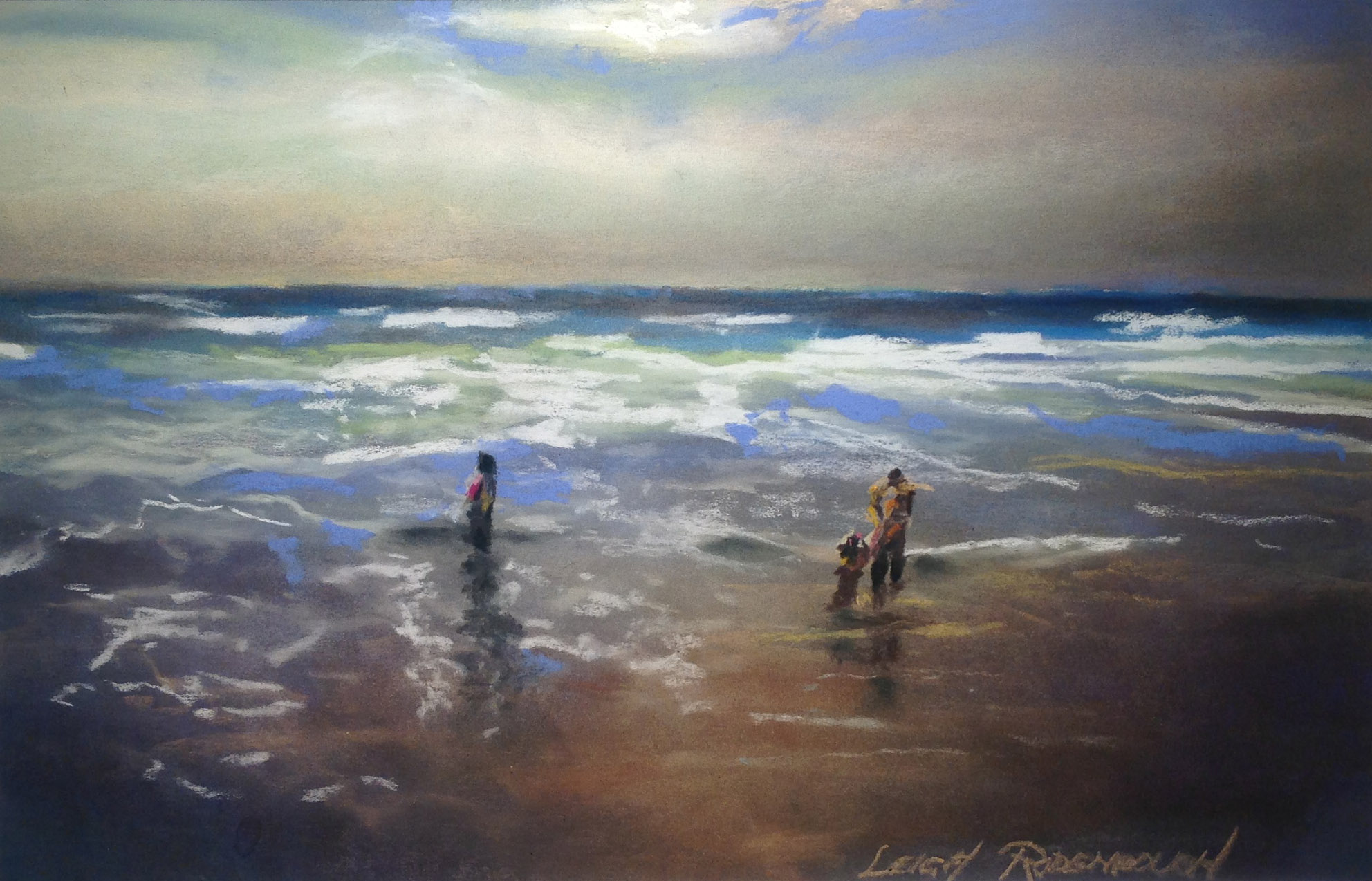 "Surf and Sand, Holden Beach" by Leigh Rodenbough