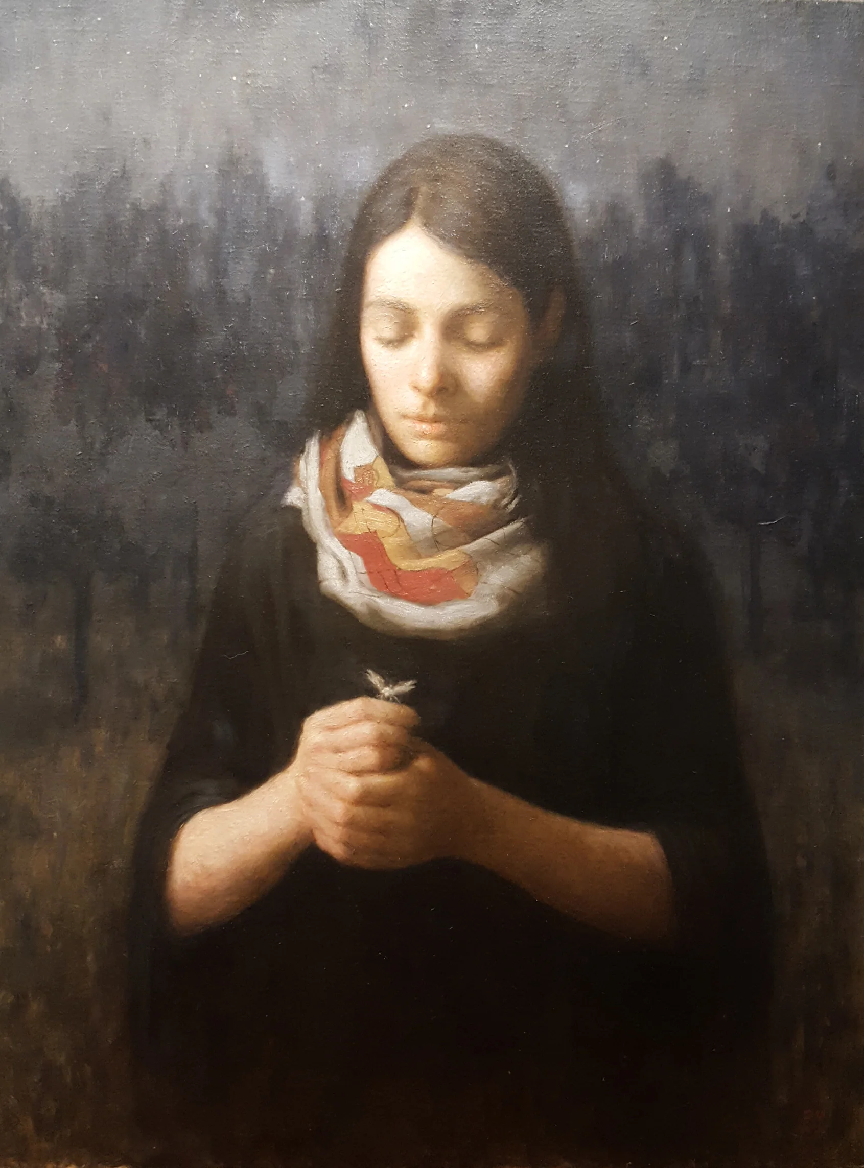  "Girl with Moth" by Karl Wennergren