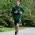 Ollie running at Blackpool Parkrun