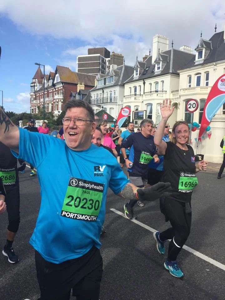 "So in November last year I started a 8 week RV beginners course and it was the best thing I have done. With all the help and support from the RV family i have lost one and a half stone I’m fitter healthier and a lot happier I’ve had my ups and downs but you have all kept me going. Who would have thought that less than a year on an over weight unfit 55 year old would be doing all this." Paul 2017
