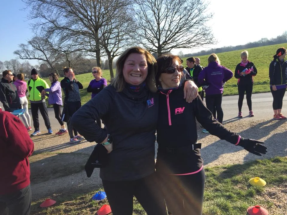 Emma having completed another parkrun PB