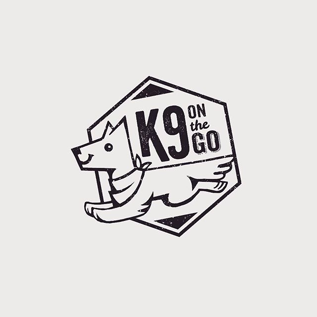 In honor of #nationaldogday here&rsquo;s a an early version of the logo I made for K9 on the Go, a dog food brand for active puppers 🐶. ➡️ to see final version
.
.
.
.
.
#design #graphicdesigner #branding #logo #graphic #creative #designer #illustra