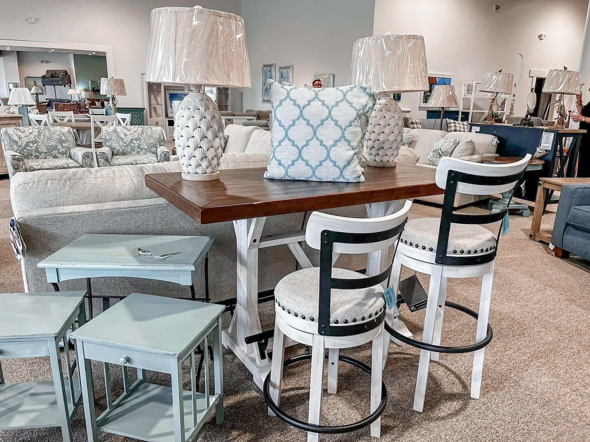 Coastal dining sets