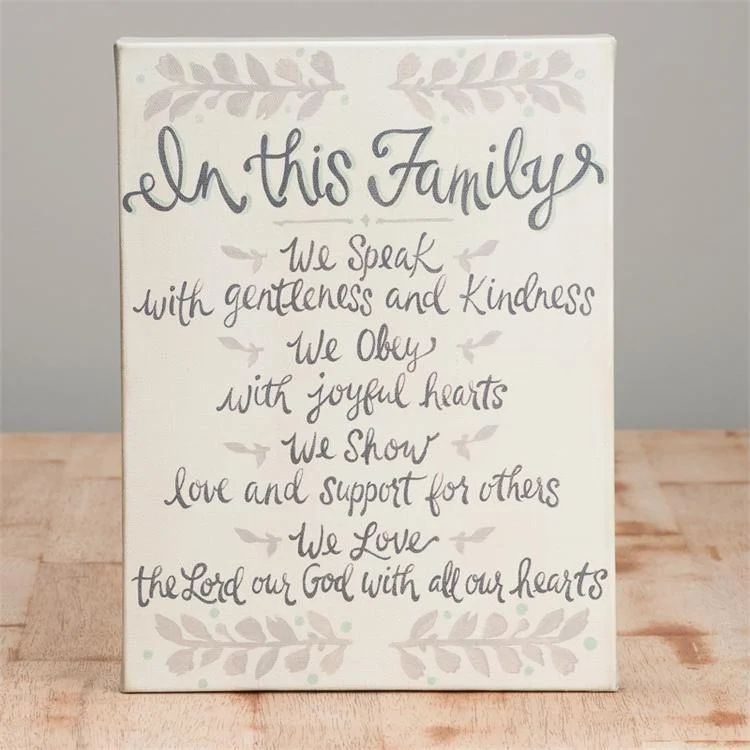 In This Family Canvas