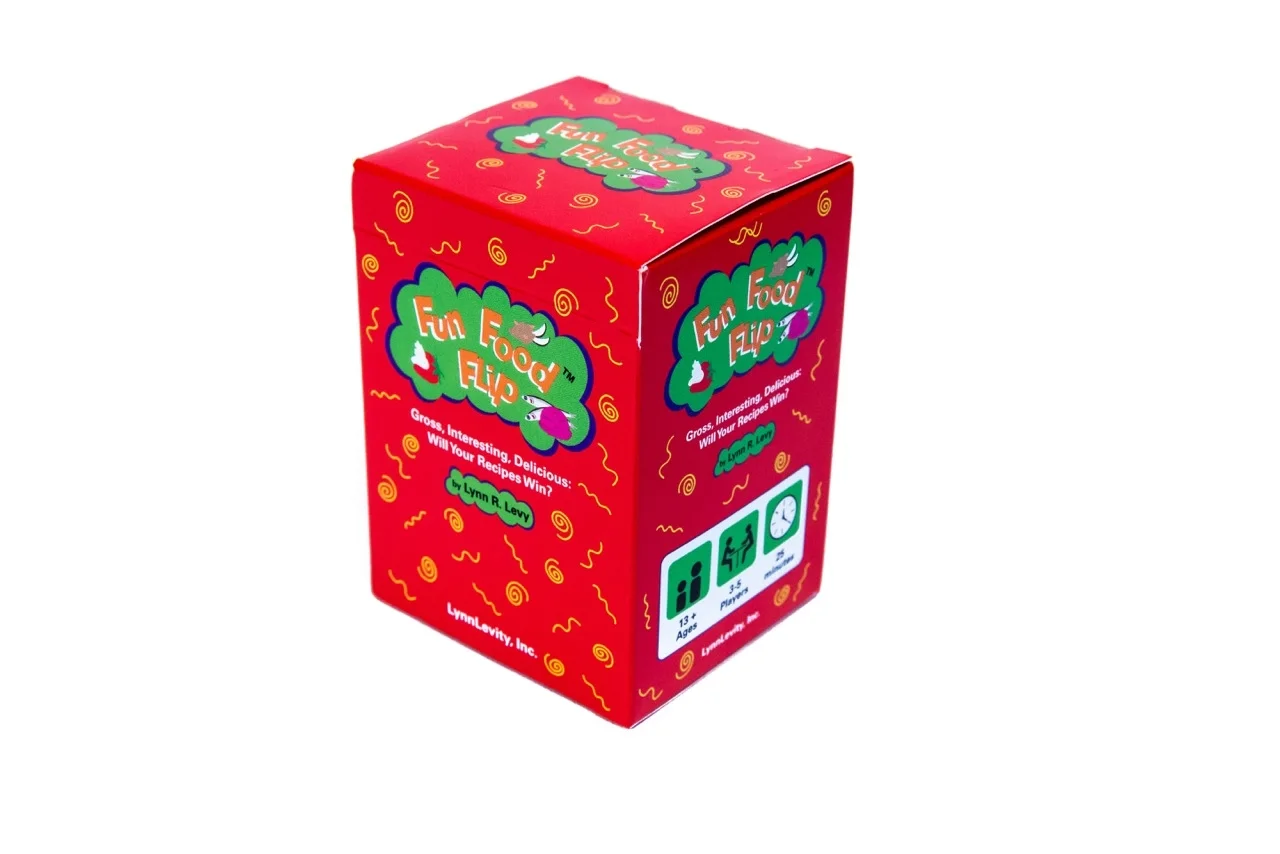 How Much Food Fun Can Fit in a Box? Fun Food Flip® contains 189 ingredients. Design your dishes & compete for the most votes! #funfoodflip