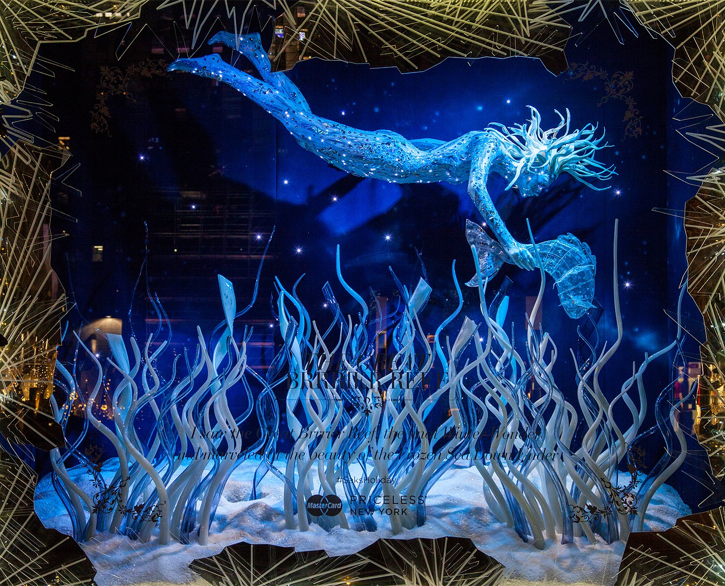 Saks Fifth Avenue Holiday Windows 2015: Great Barrier Reef
