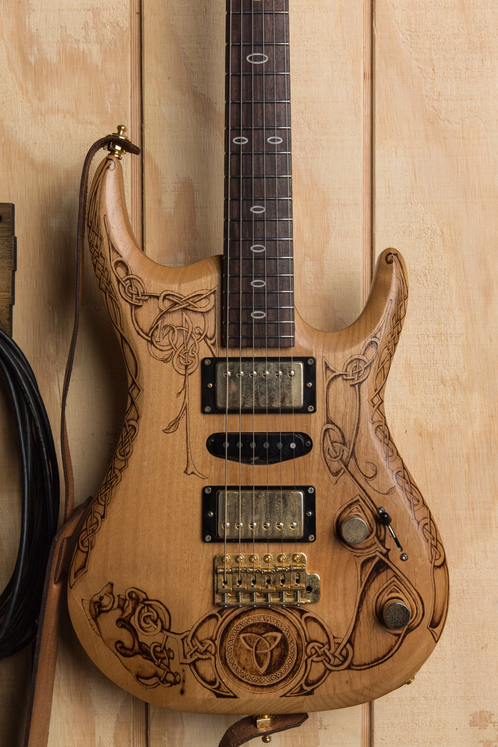 Custom Guitar Art by Local San Diego Artist — M. Hanlon Art