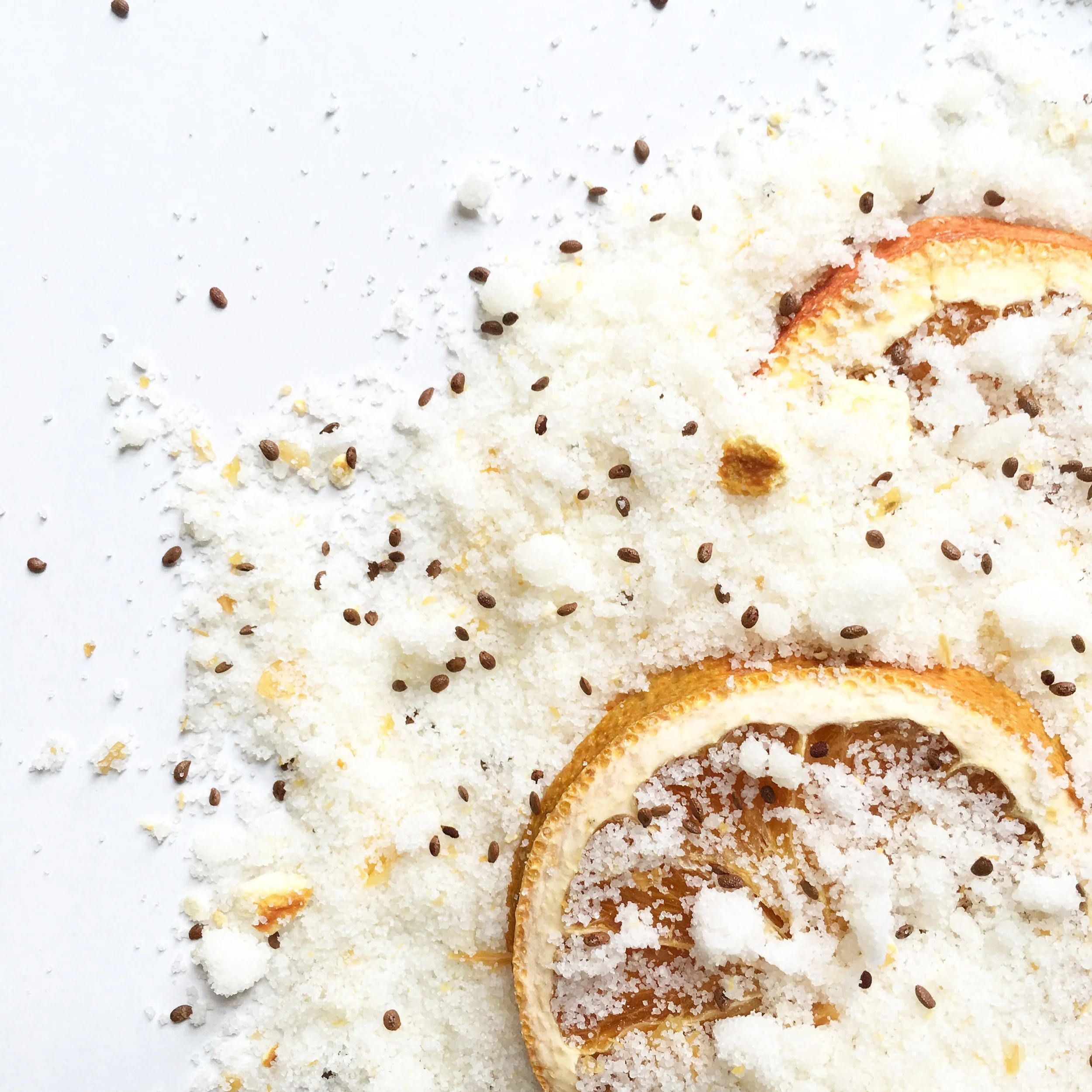 DIY: Orange Peel + Poppy Seed Body Polish