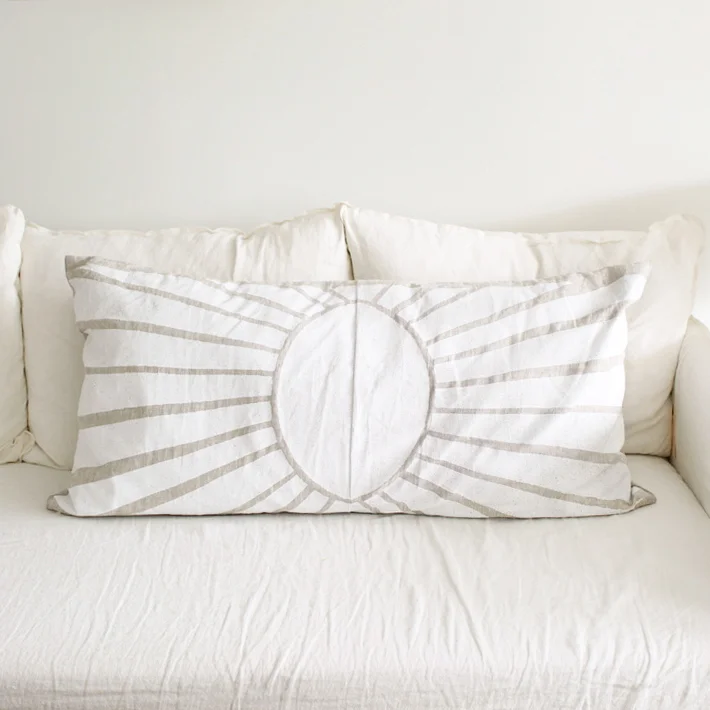 sun shaped pillow