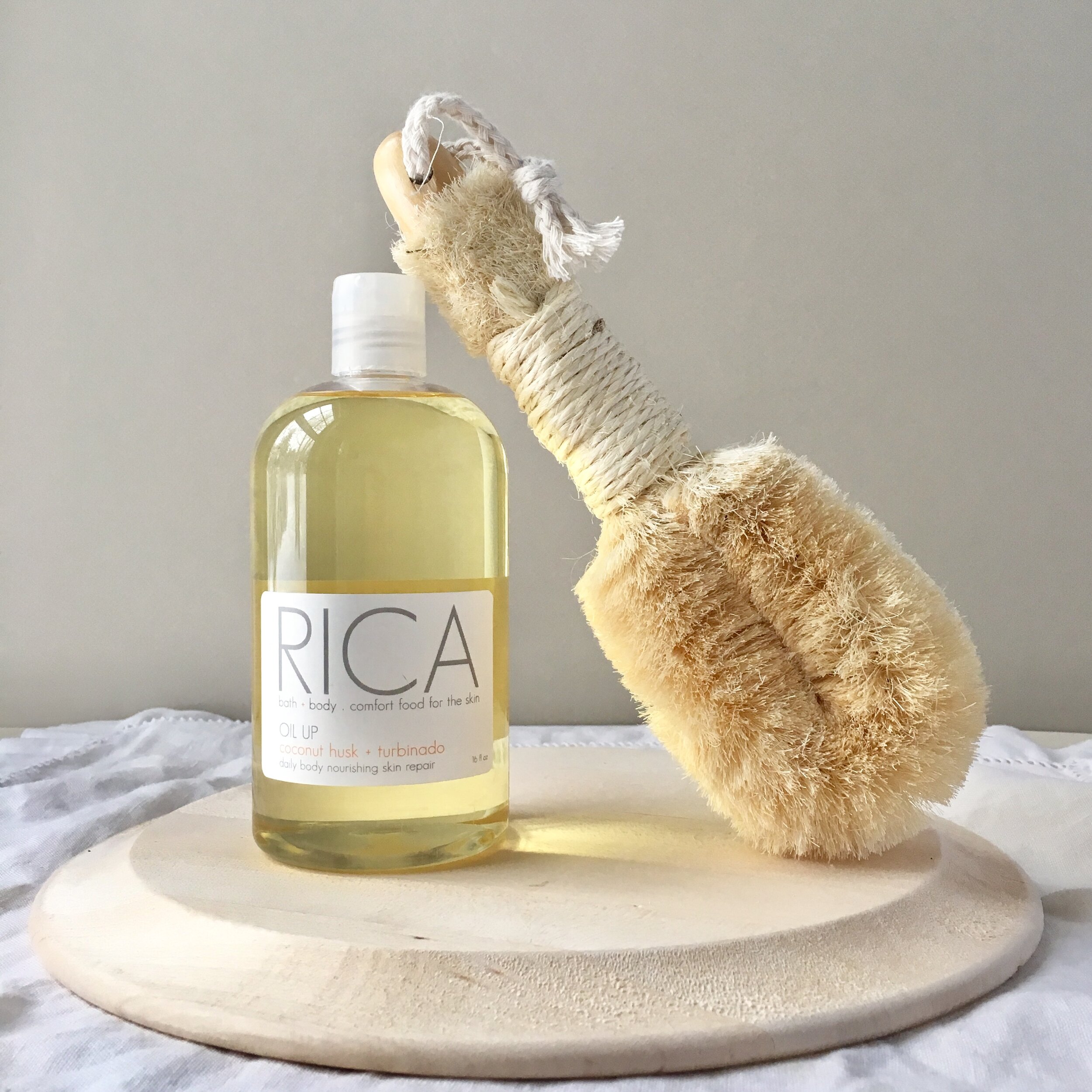 RICA bath + body Dry Brush + Oil Up Coconut Husk + Turbinado.jpg