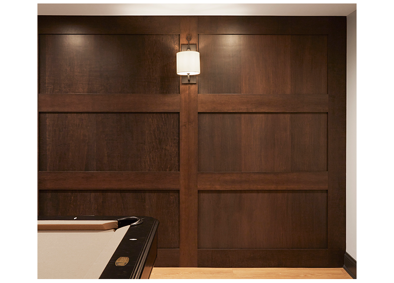 Basement Feature Wall