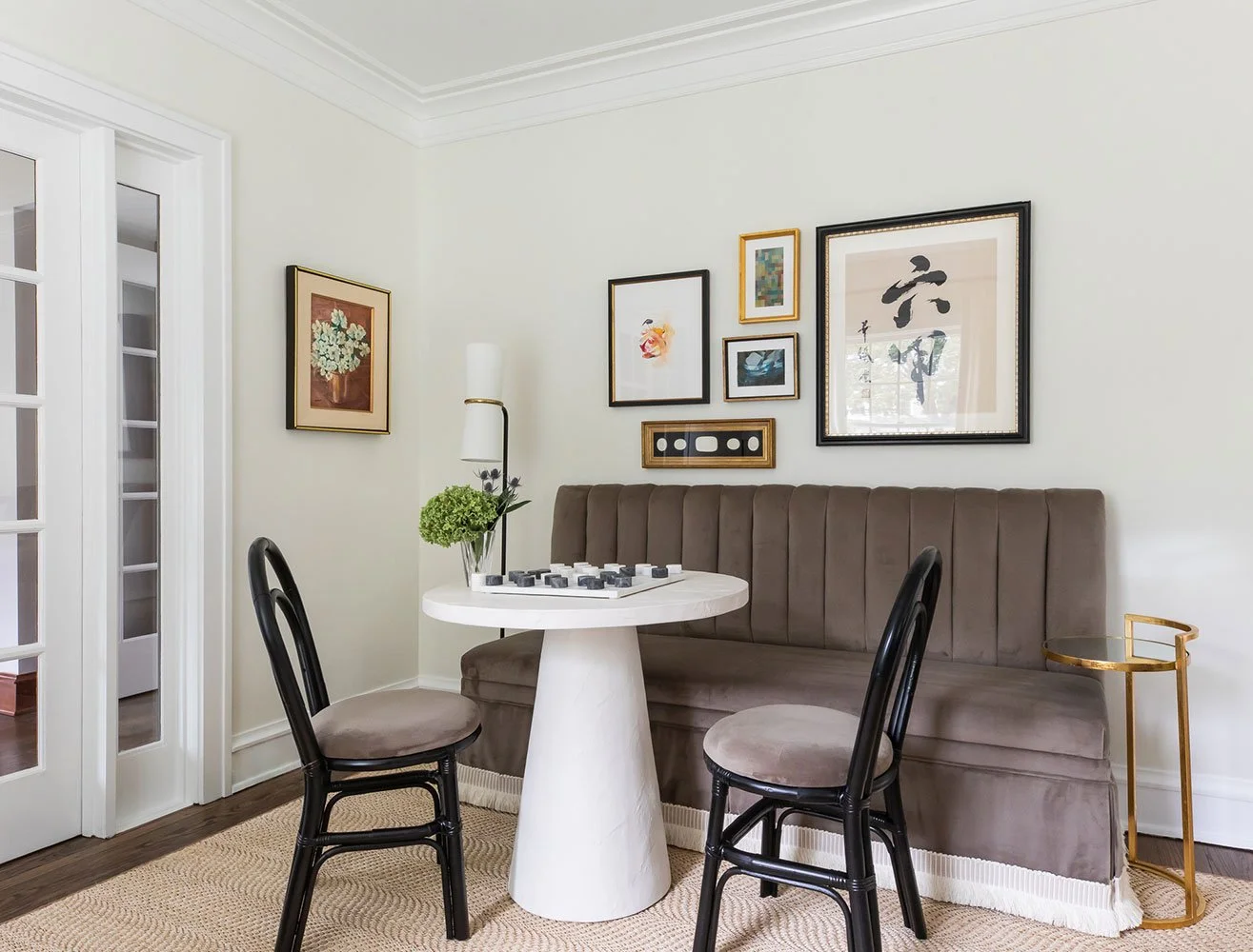 REIMAGINED HINSDALE LIVING ROOM — Two Hands Interiors