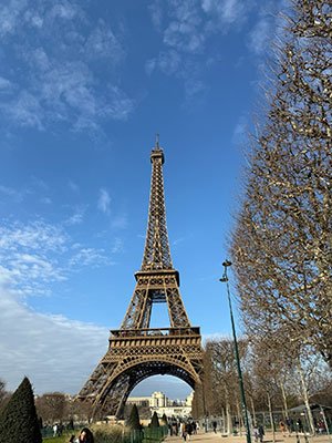 Eiffel tower during the day