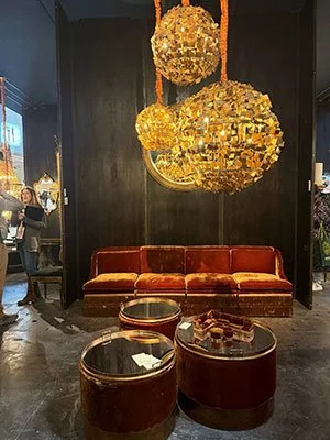 velvet and fringe touches to design