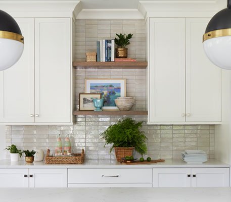 White Kitchen Design by Two Hands Interiors