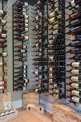 climate controlled wine room