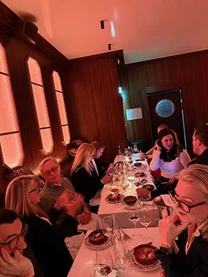 dinner with Kravet crew