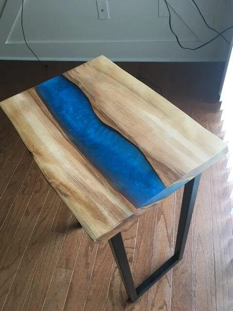 Resin River Side Table