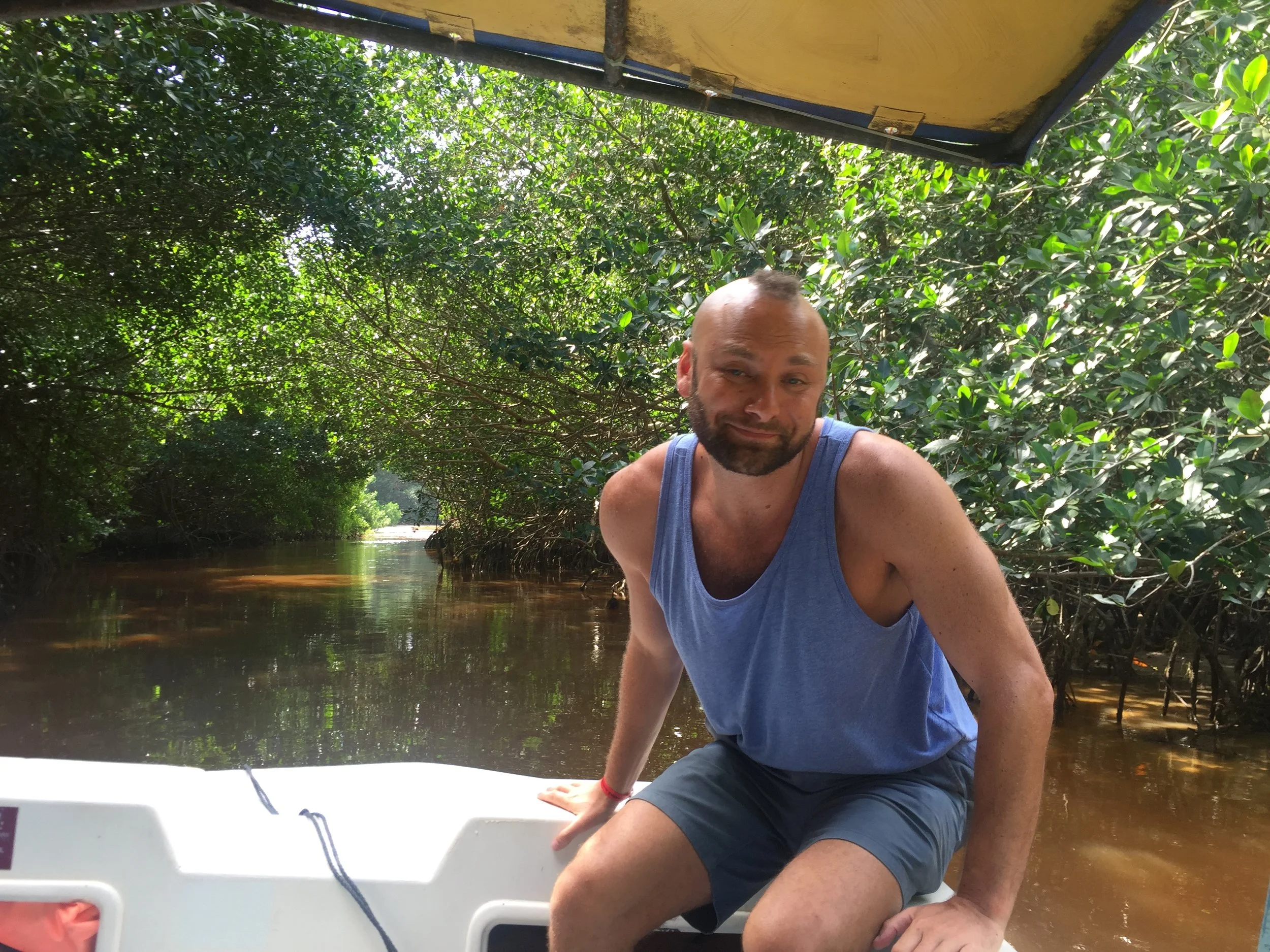 Getting a little better, why not? Let people take pictures of you in the mangroves. It's ok.