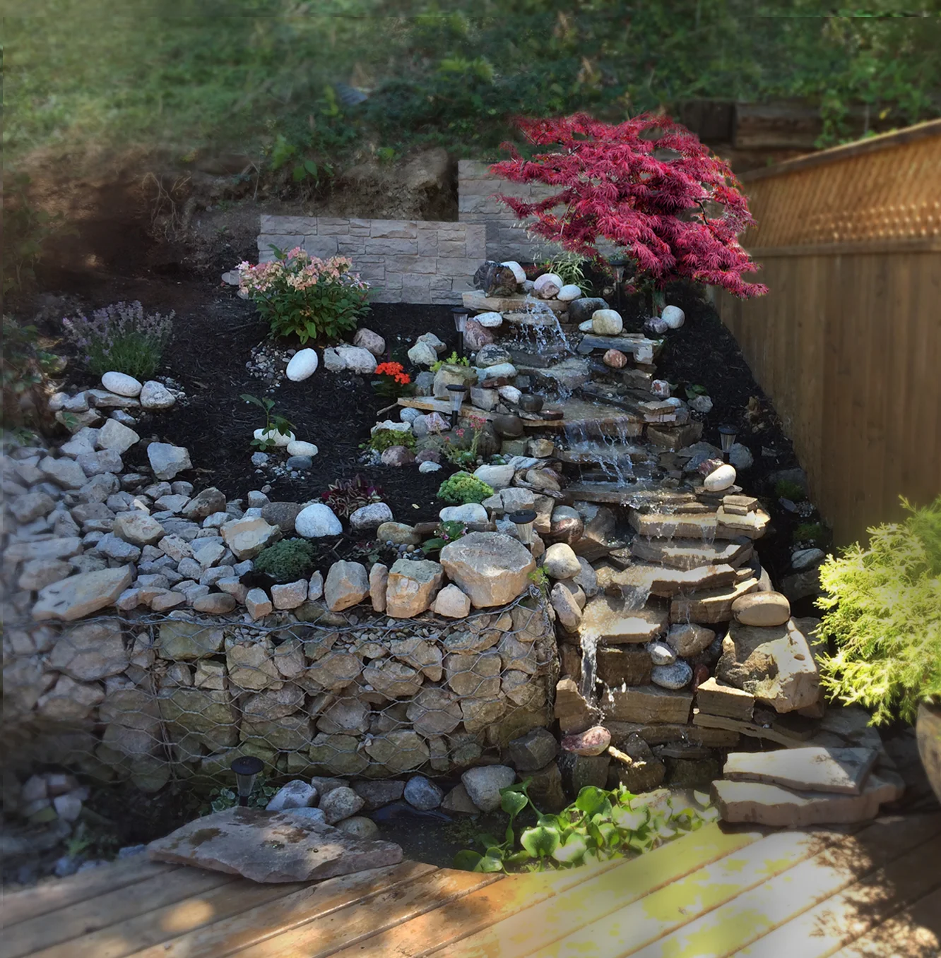 Outdoor Waterfall