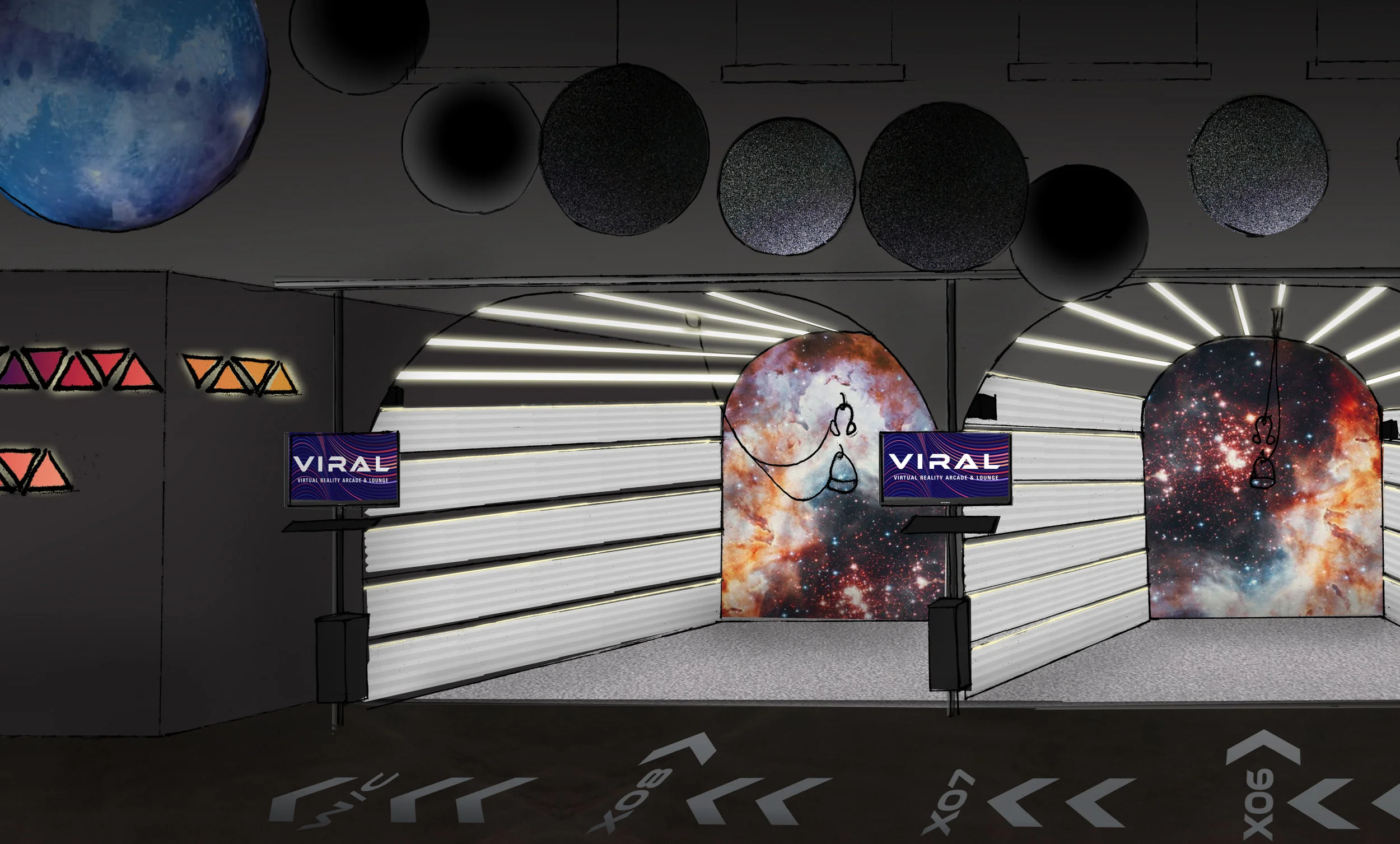 Viral Arcade Interior Design