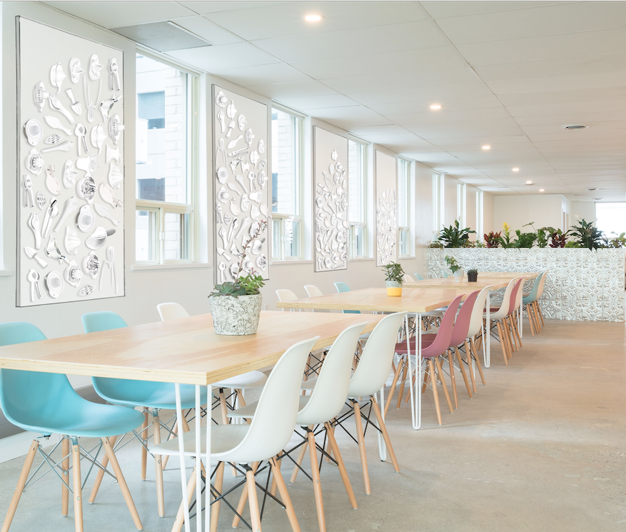 Co-Working Space - Interior Decor & Acoustic Art