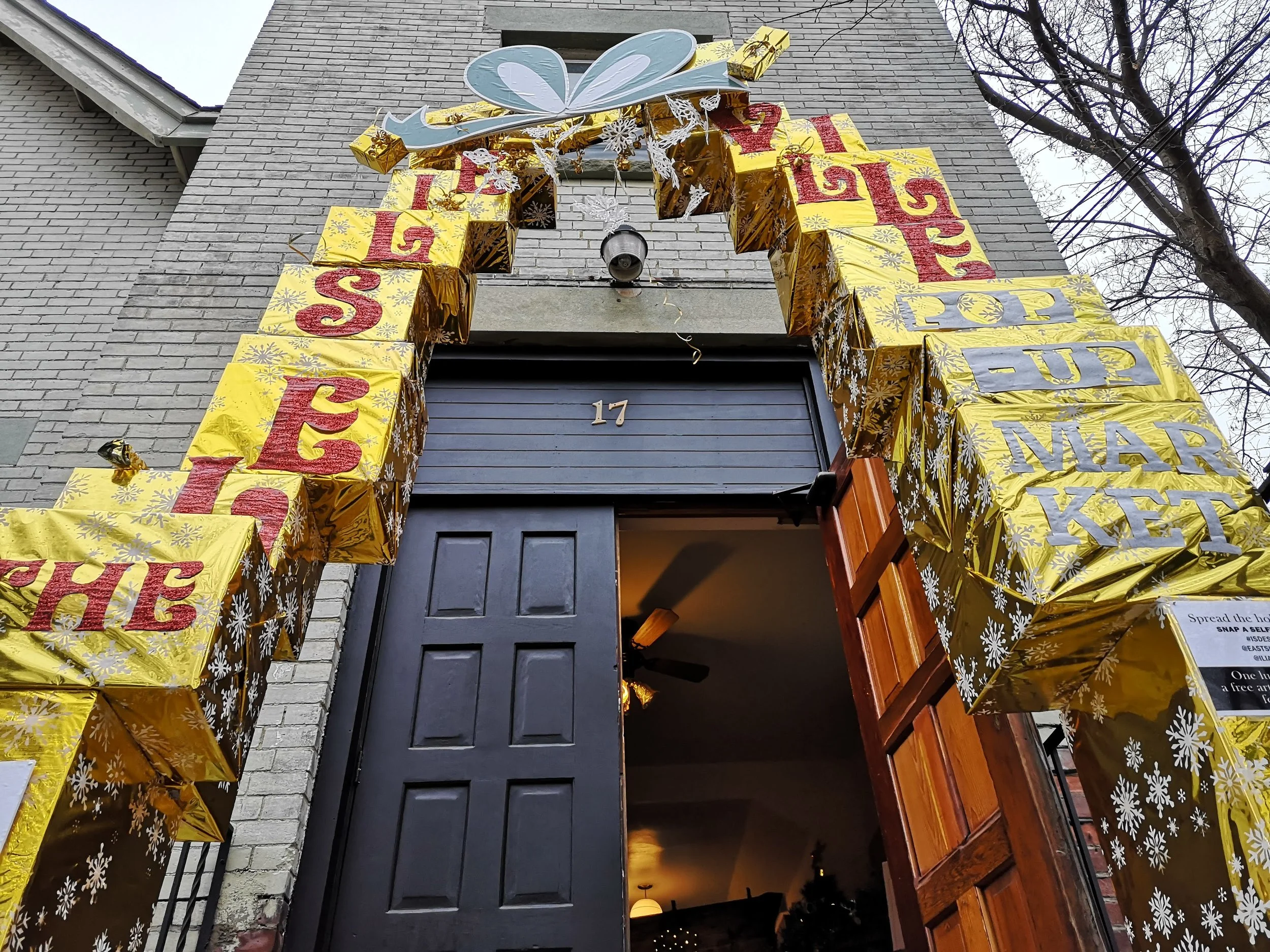 Christmas Market Branded Installation