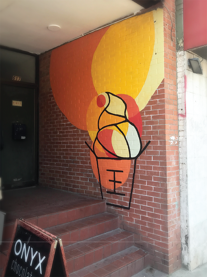 A bold exterior mural for the iconic Wong’s Ice Cream, bridging the gap between playful graphic design and local urban storytelling.