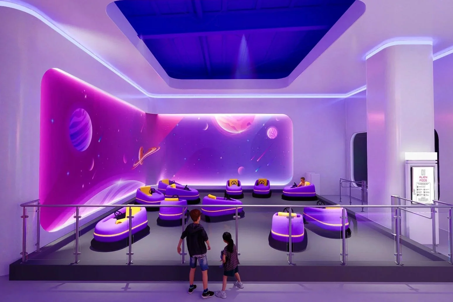 Screamland Environmental Graphics