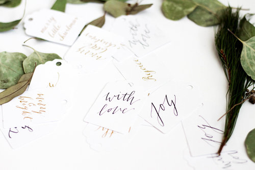 3 Simple Ways to Incorporate Calligraphy into Gift Wrapping — True North  Paper Co.
