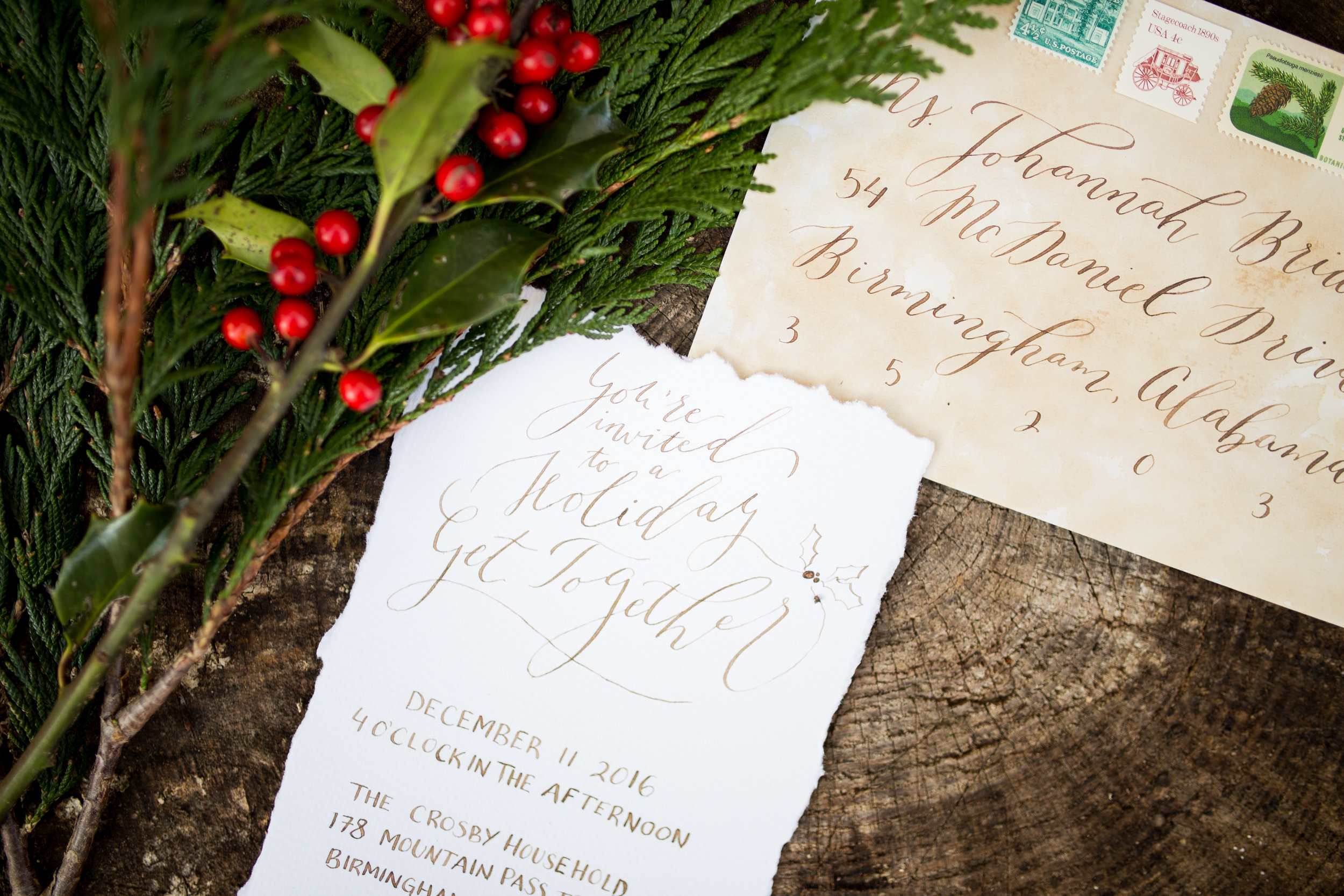 ChristmasPartyInvitation-ModernCalligraphy-TrueNorthPaperCo-EleanorStennerPhotography.jpg