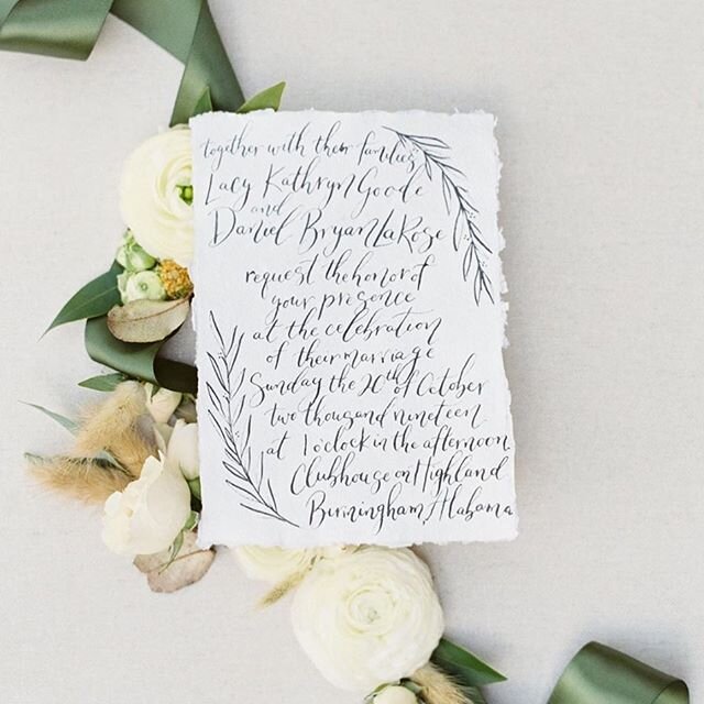 The perfect duo: florals &amp; paper ⁠
⁠
⁠
⁠
Planning: @tinyweddingsbham⁠
Photography: @photosbyheart⁠
Venue: @clubhouseonhighland⁠
Florals: @liltflorals