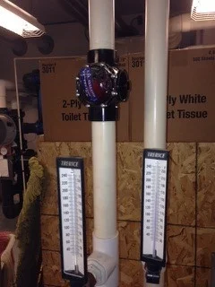 FlowVis install by Carrico Aquatic Resources at a customer's indoor aquatic facility.