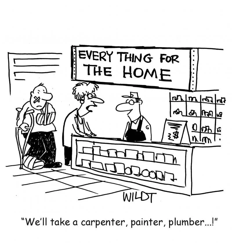 Everything for home improvement comic - DIY Cartoon