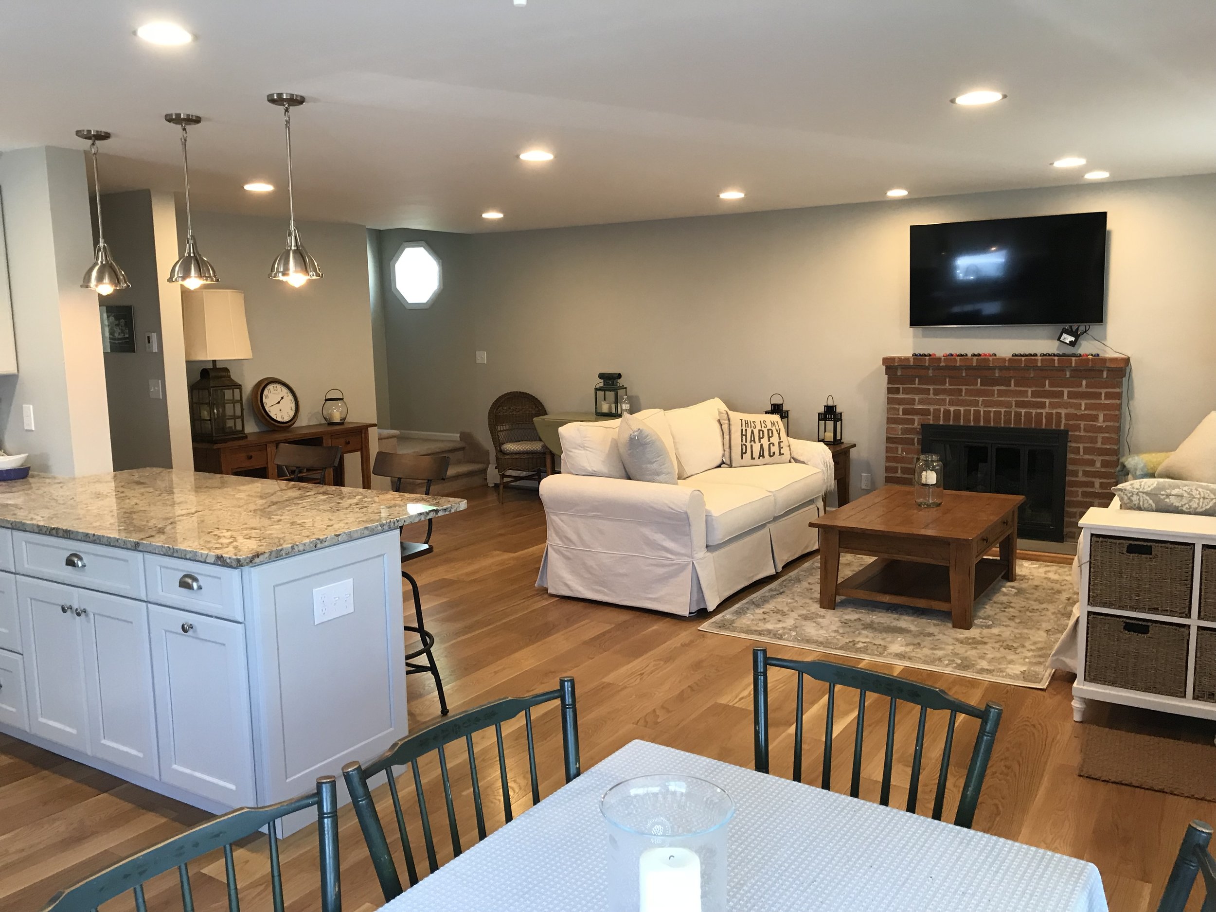 Kitchen, Bathroom, and Living Room Remodel in Niantic CT