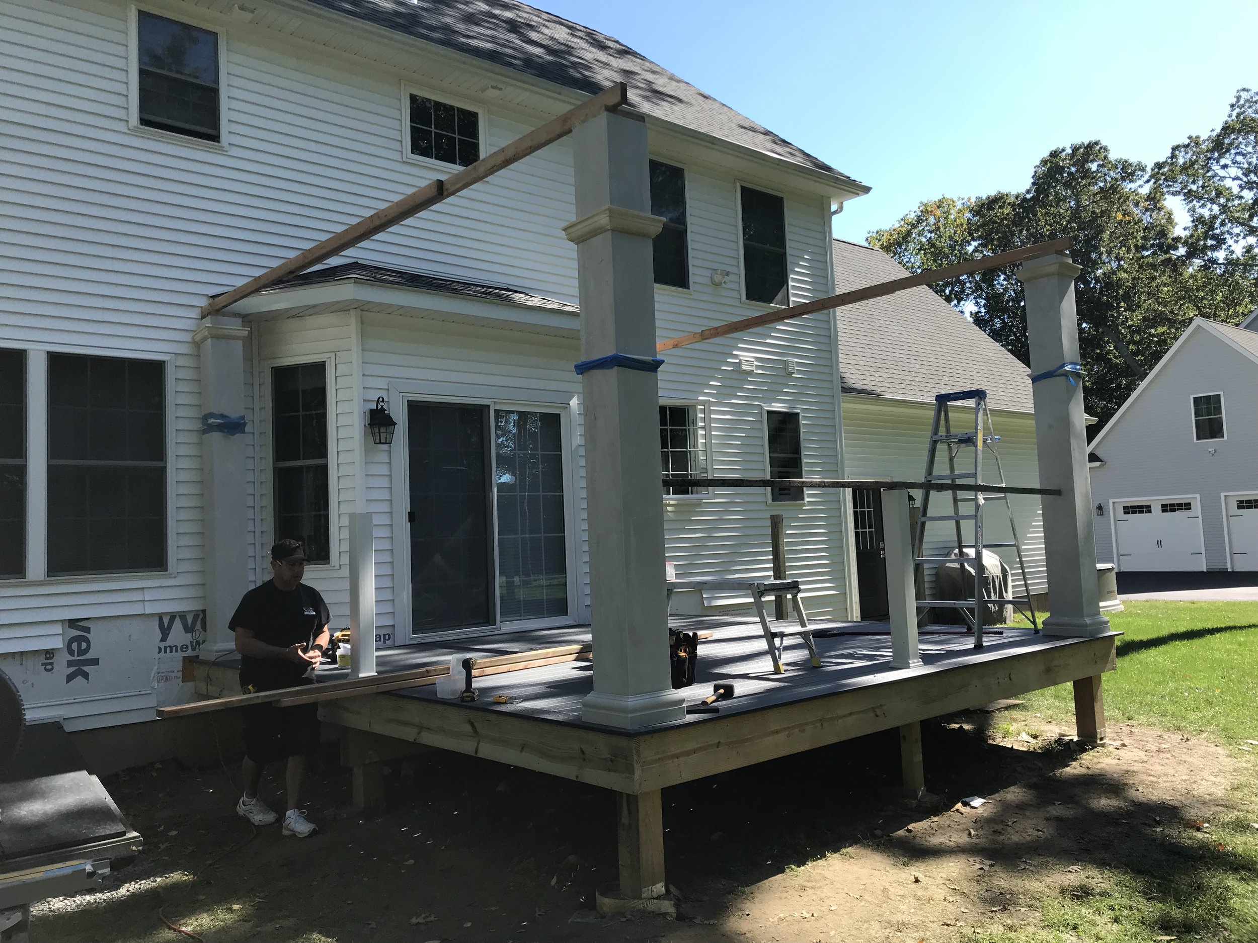 Progress Update: Deck Remodel in East Lyme CT