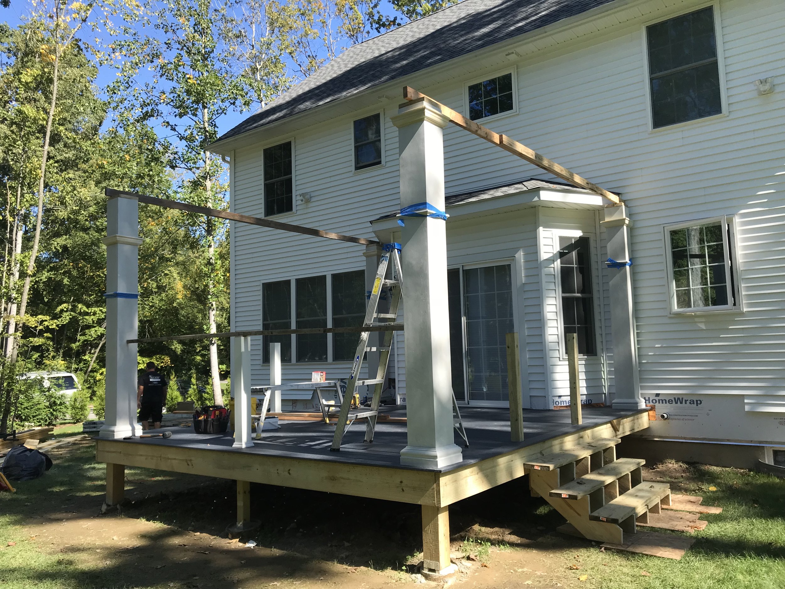 Progress Update: Deck Remodel in East Lyme CT