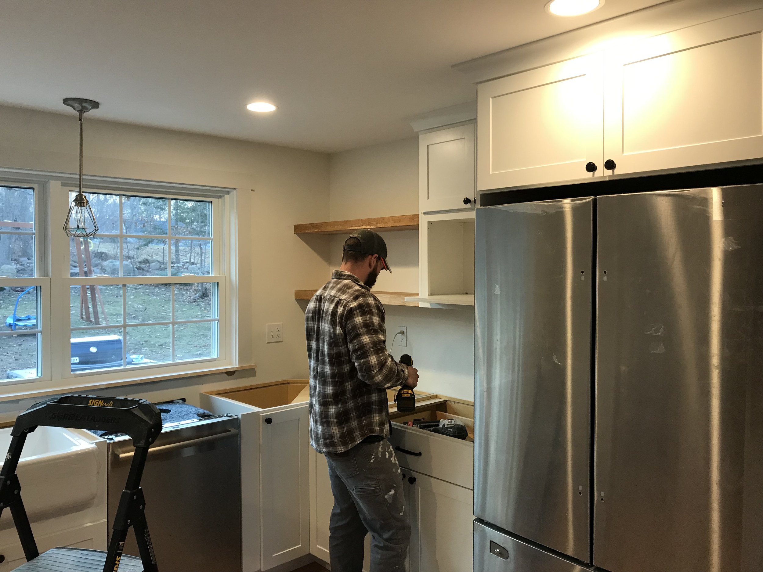 Kitchen Remodel/Garage Conversion in East Lyme CT 