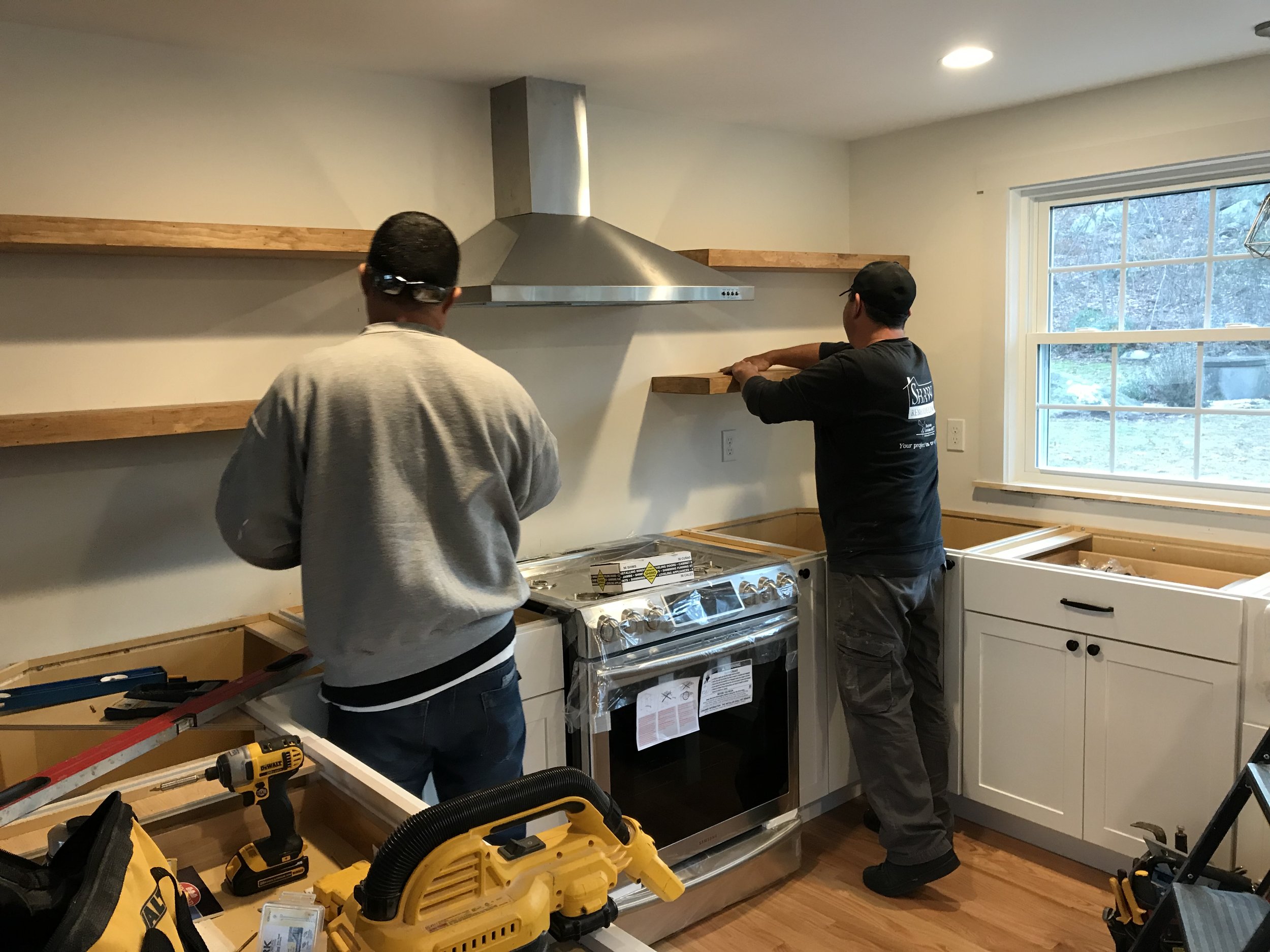 Kitchen Remodel/Garage Conversion in East Lyme CT 