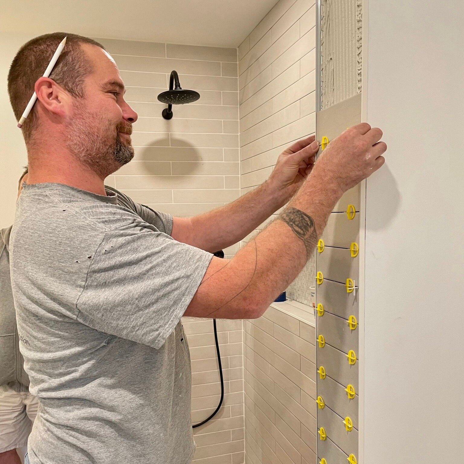 Our team is skilled, knowledgeable, and SUPER nice! If you're planning your next remodel, call 860-434-2004. #teamshaw #lloydsfanclub #welovewhatwedo