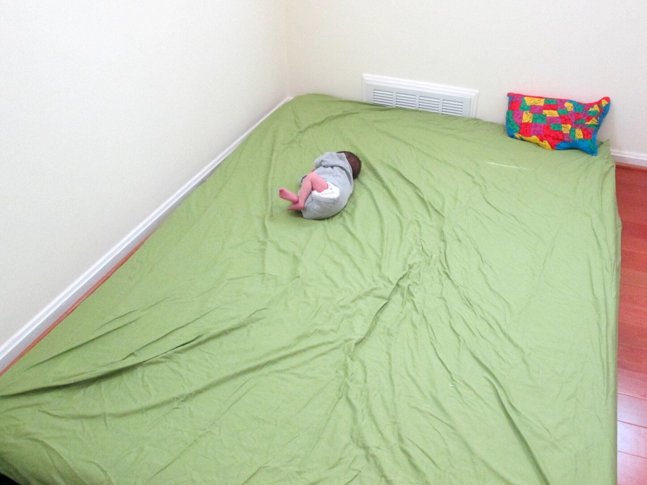 Baby Proofing with a Montessori Floor Bed