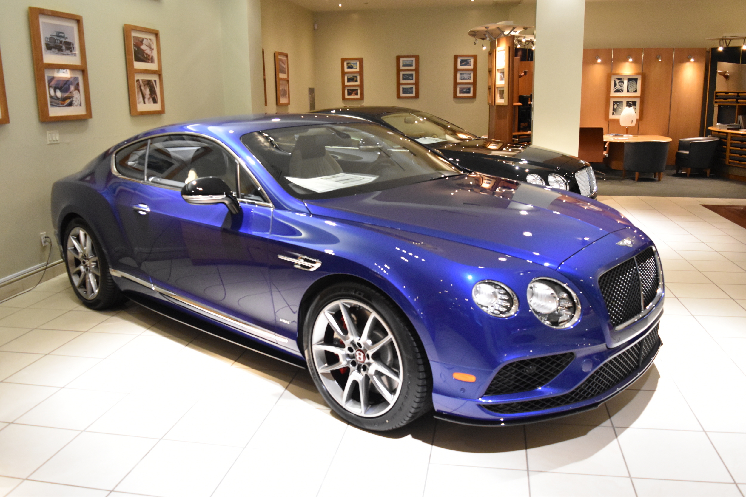 Moroccan Blue Metallic Bentley Continental GT Coupe