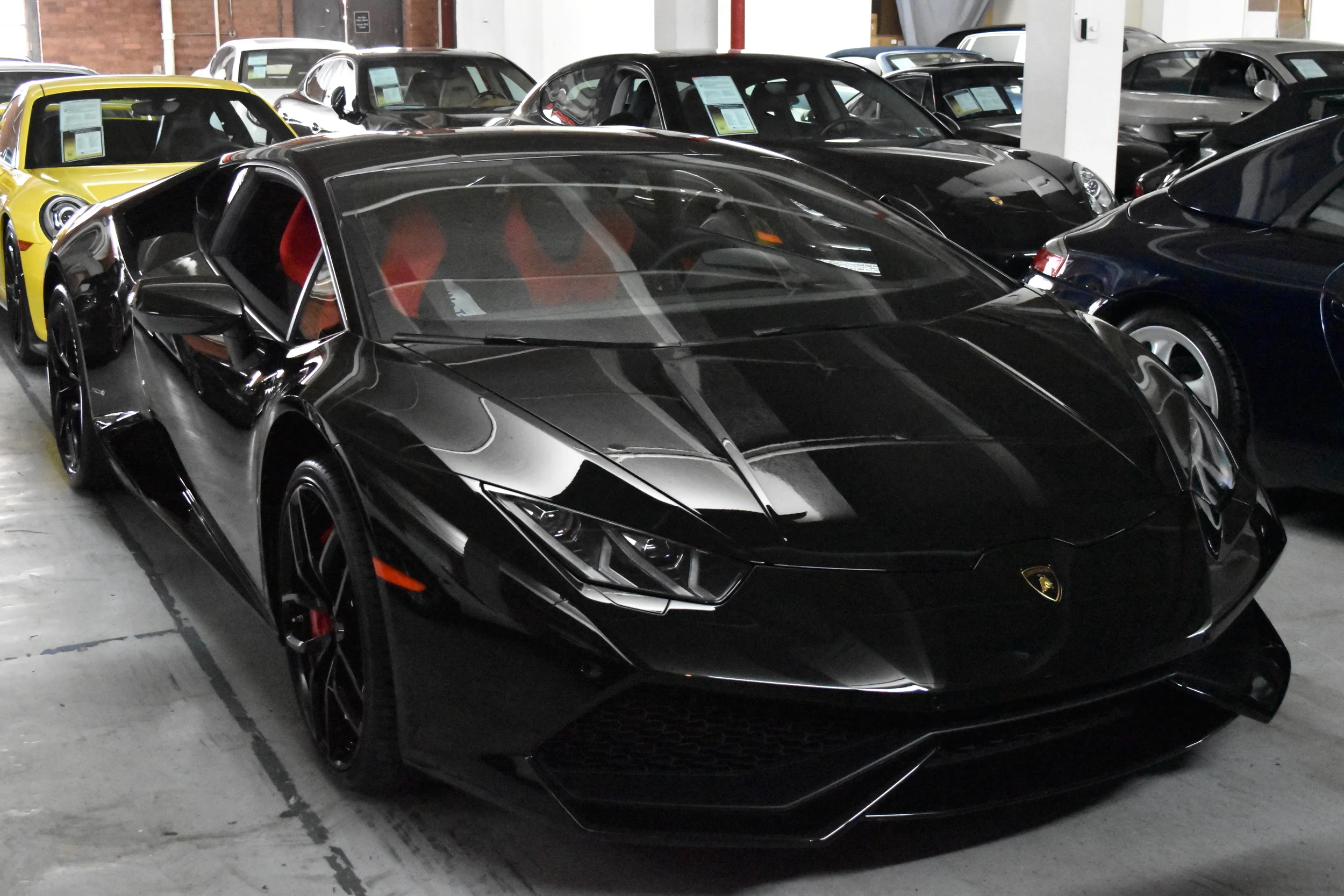 Black Lamborghini Aventador LP-700