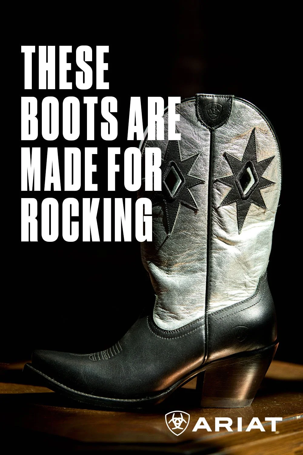  Ariat promotional materials featuring the Starlight, S/S25 