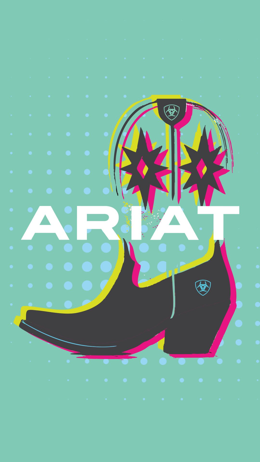  Festival promotional material by Ariat, featuring the Starlight S/S25 