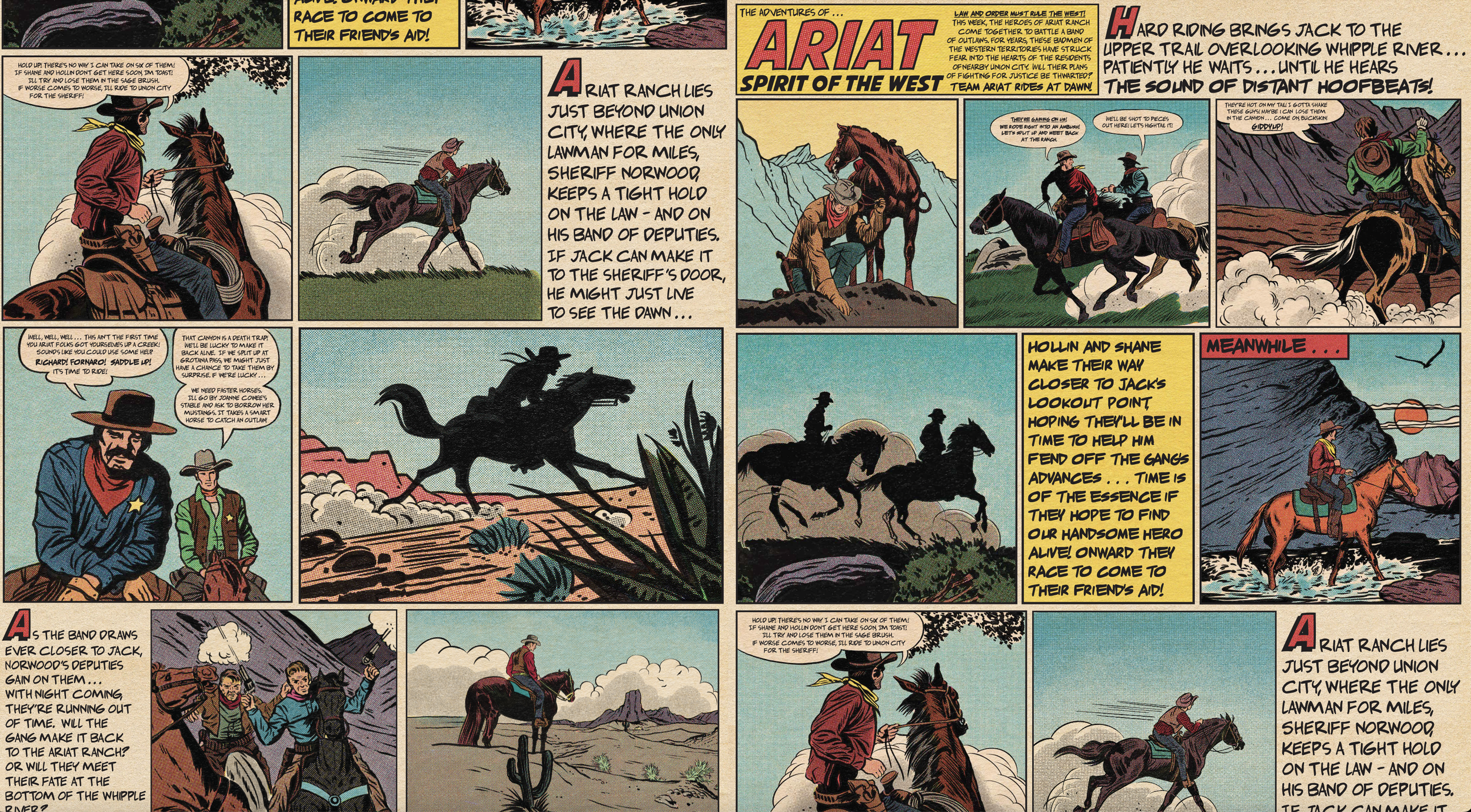 Ariat comic book print, F/W 24 