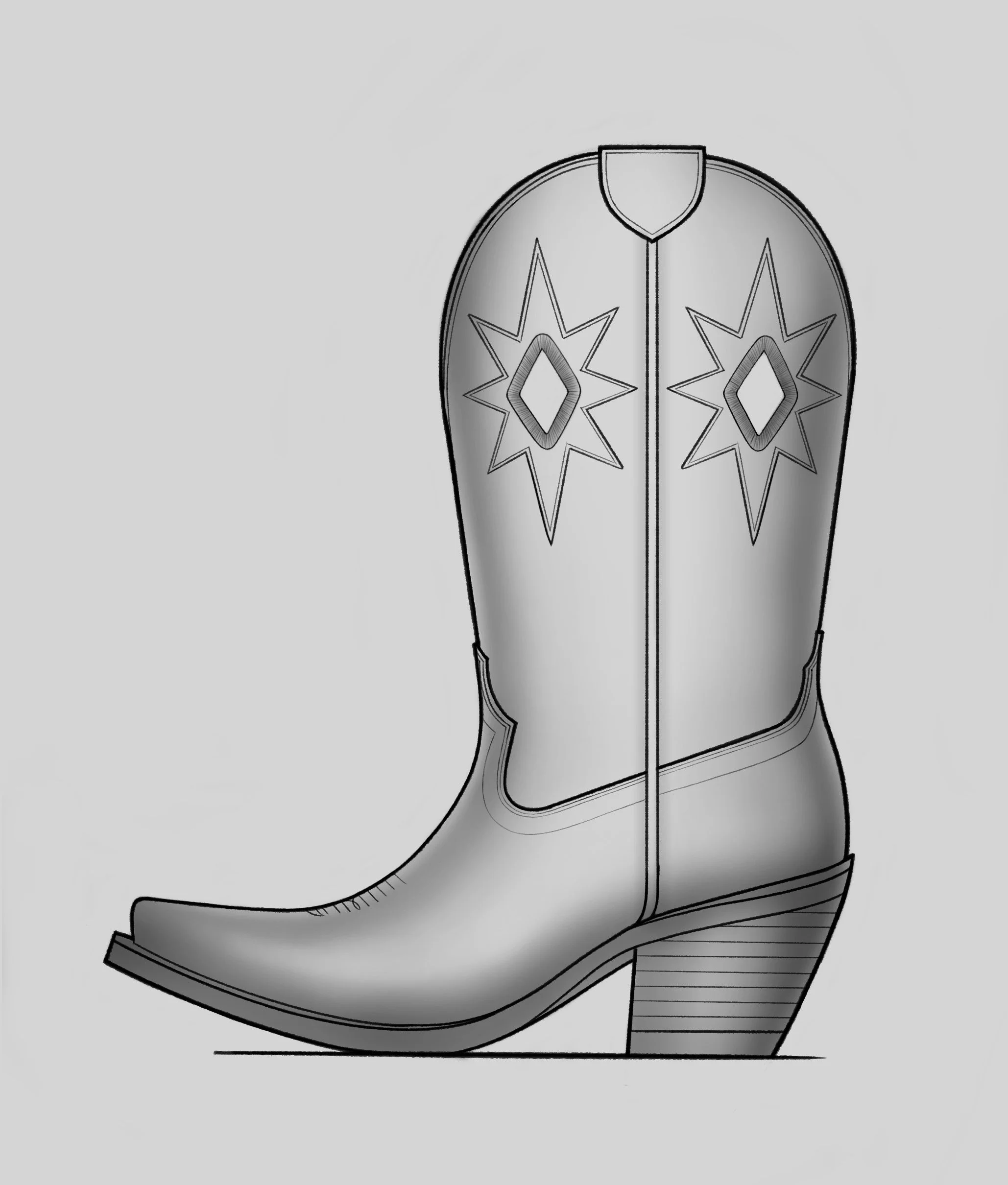  Original sketch of the Ariat Starlight, S/S 25 