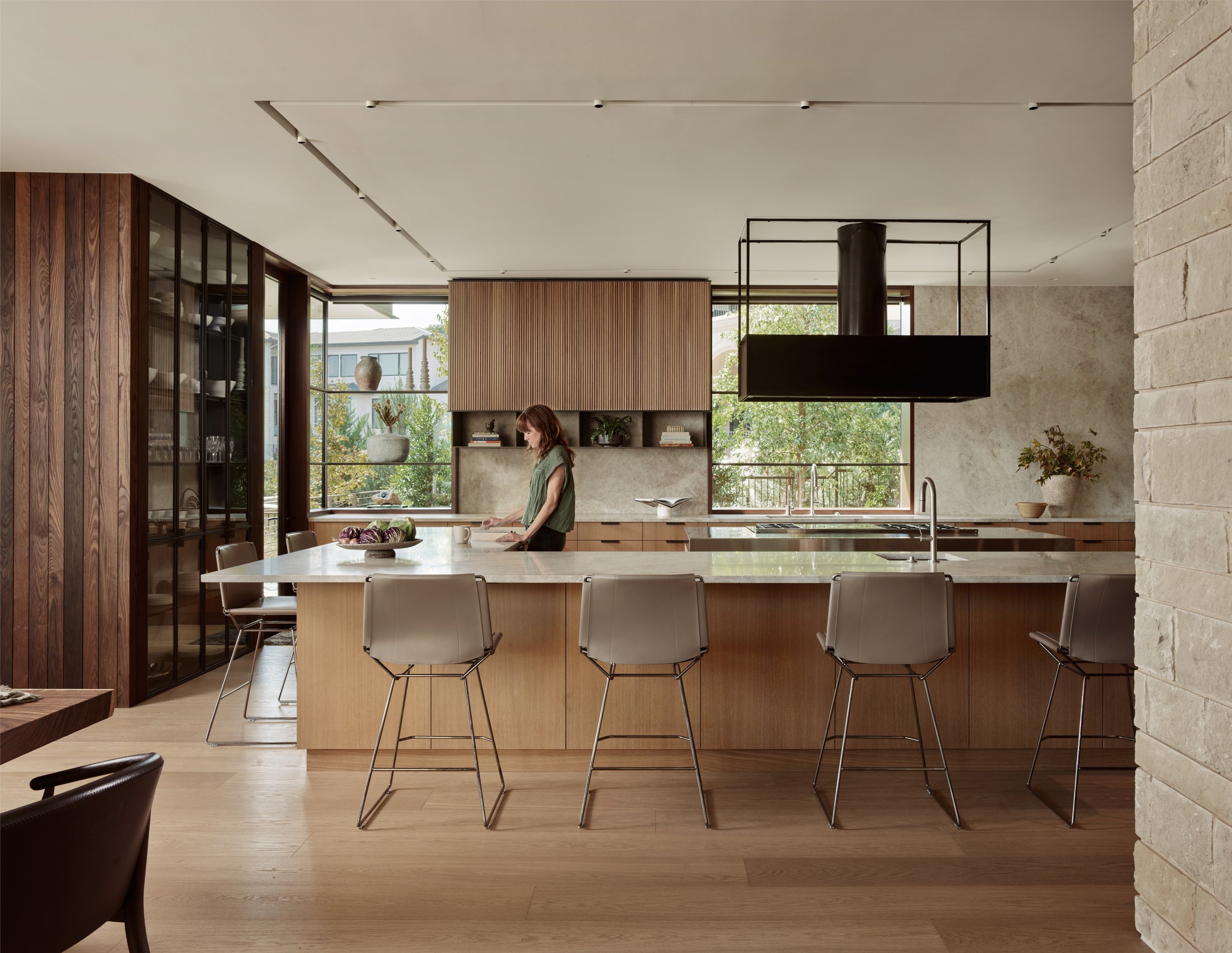 Kitchen in the Overlook Residence by Allison Burke Interior Design, Austin